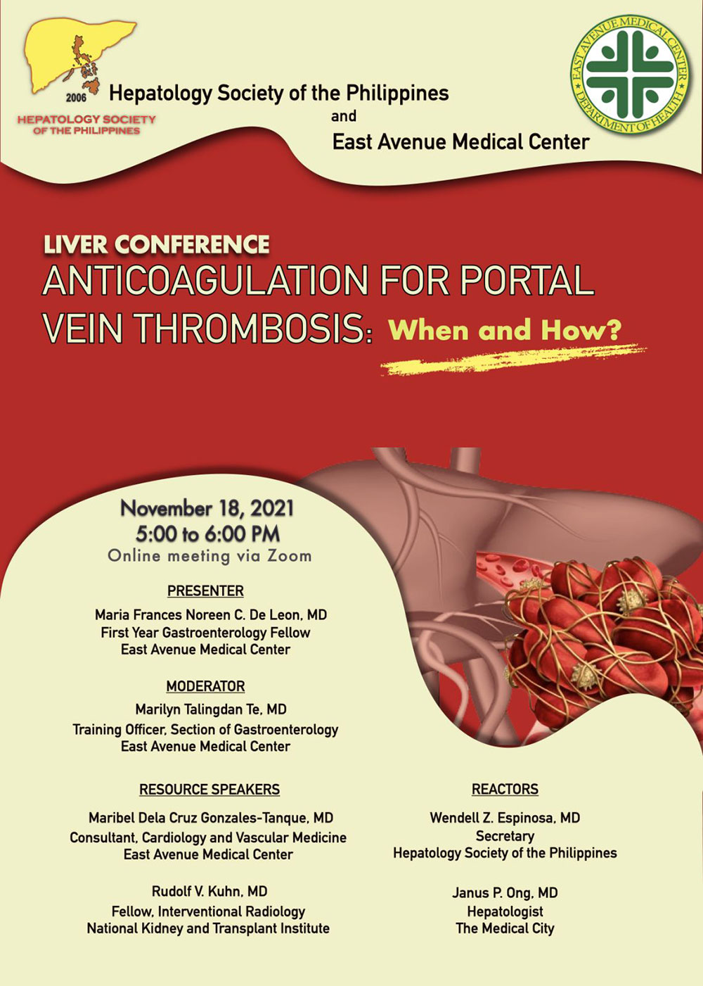 Liver Conference – Anticoagulation for Portal Vein Thrombosis